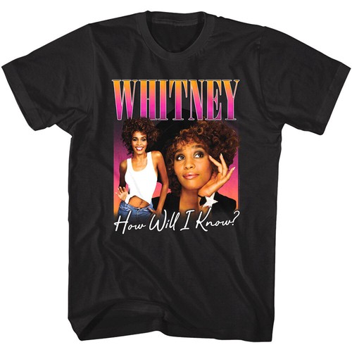 Whitney Houston how Will I Know Men's T Shirt - 第 1/4 張圖片