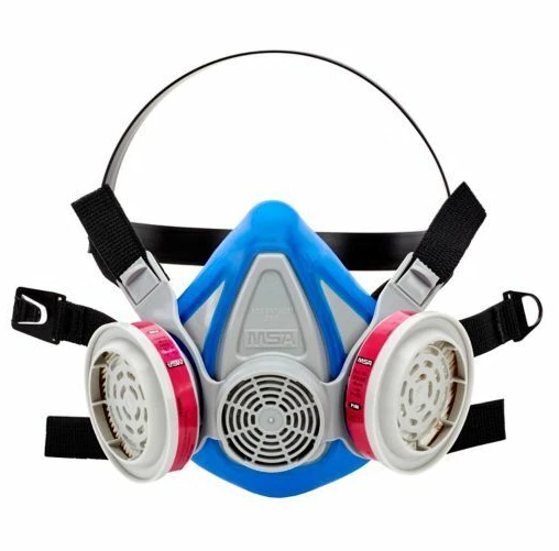 REUTILIZABLE CONSTRUCCIÓN POLVO P100 SOLDADURA MEDIA CARA RESPIRADOR MÁSCARA FACIAL SML Foto 2 de 4