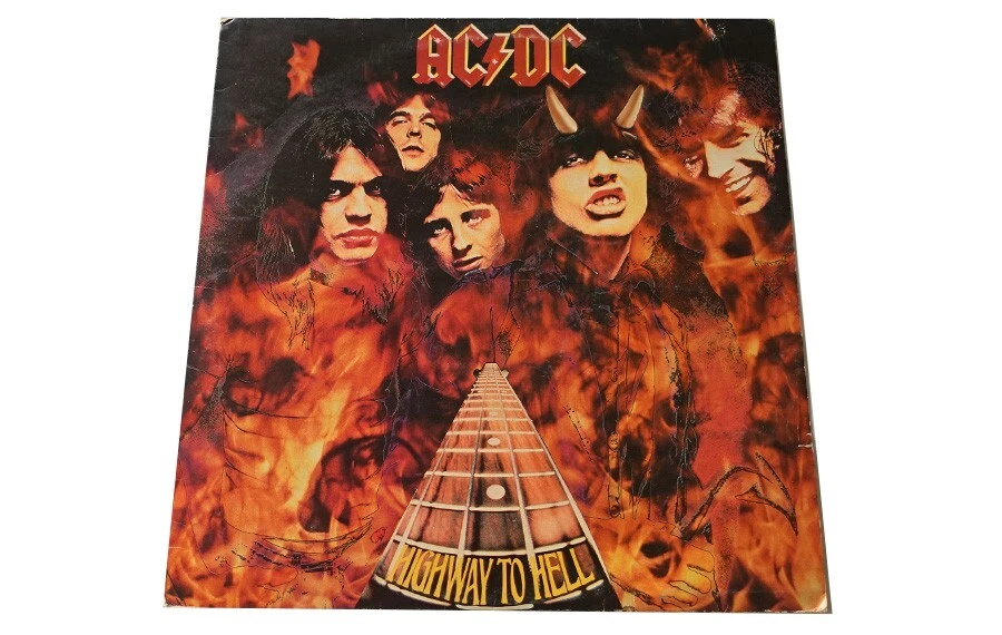 AC/DC Highway To Hell Vinyl LP Record New Zealand N.Z. 1979 Pressing EX- OOP - Image 2 of 4