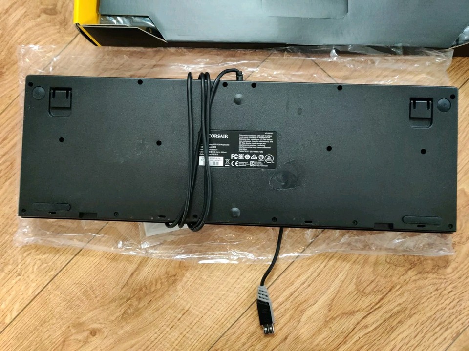 Corsair K55 RGB Gaming Keyboard Keyboard Boxed With Wrist Rest