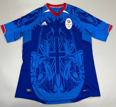 TEAM GB OLYMPIADE HOME SHIRT FUSSBALL TRIKOT ADIDAS GRÖSSE M MEDIUM 2011-2012