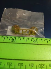 Lapel Letter Pins M.P.D. Police Sheriff Patrol Security- Blackinton USA (23-2766