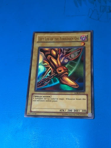 YUGIOH Ultra Rare Left Leg Of The Forbidden One LOB-EN121