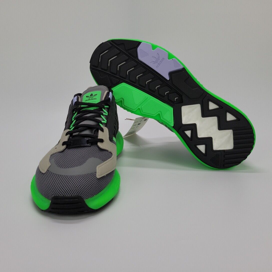 adidas ZX 5K BOOST Men's Sneaker Trainning Grey/Green Multi Size GV7701 NEW!