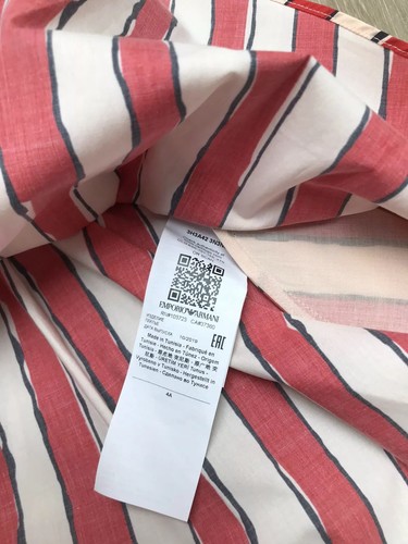 Armani dress stripped girls 10 Yrs BNWT - Picture 4 of 10