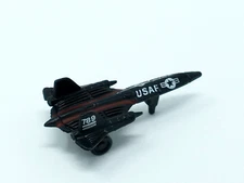 Micro Machines Funrise 1989 mini USAF Lockheed SR-71 Blackbird Fighter Jet 789