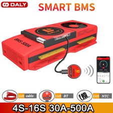 Daly Smart BMS Fan LiFePO4 Li-Ion LTO 4S-16S 30A-500A Bluetooth Module lot
