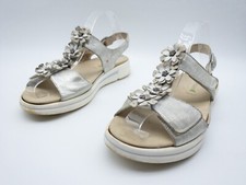 Waldläufer Damen Sandale Sandalette Freizeitschuh Leder Gr. 39 EU Art. 8120-95