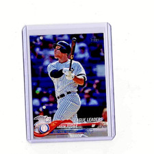 2018 Topps - League Leaders #111 Aaron Judge