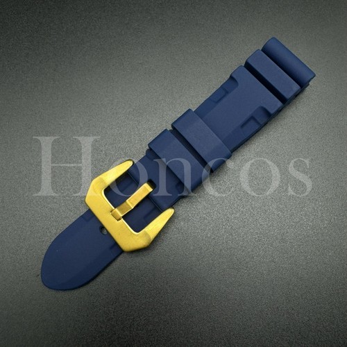 Correa de reloj de goma de silicona sumergible 22 24 26 mm para Breitling D/BL - Imagen 18 de 30
