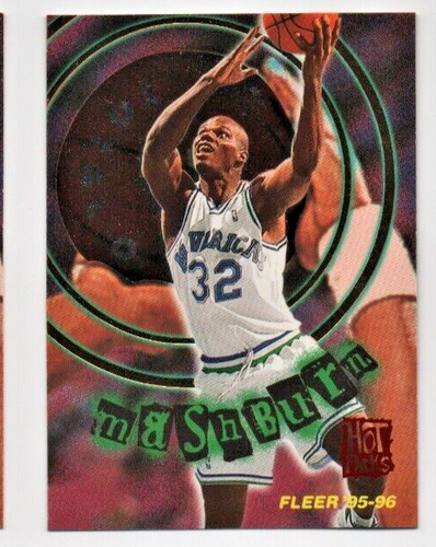 1995-96 Fleer Hot Packs Total "O" Jamal Mashburn Mavericks A-837