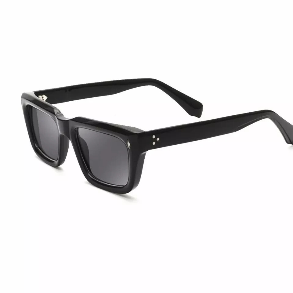 Retro Rectangle Grey Gradient Sunglasses Men Women Fashion Square Frame Shades Classic Retro Square Hip Hop Sunglasses Mens Women Big Frame  main image 2