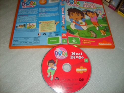 DORA the EXPLORER: MEET DIEGO + 3 More Episodes - 2003 Nickelodeon Issue DVD R4 - Picture 1 of 1