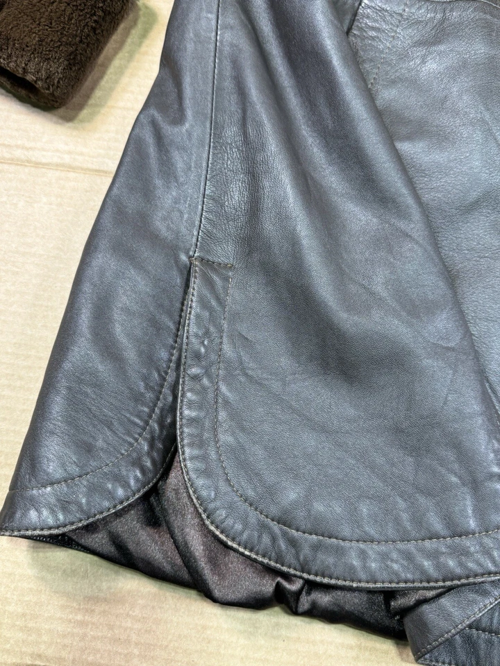 Женское кожаное и меховое пальто Maximillian Alta Alta Moda - Изображение 4 из 4