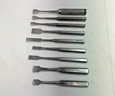 Zimmer V.mueller  Boss Jarit 9 Piece  Orthopedic Chisel & Elevator Set
