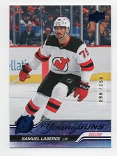 2023 Upper Deck Extended Series Young Guns Deluxe /250 Samuel Laberge Rookie RC