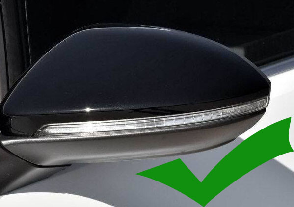Next Autopart Passenger Side Power Heated Mirror For 2019-2020 Volkswagen Jetta – With Turn Signal