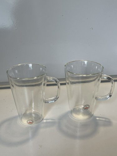 Water Tea Glass, 10 OZ, Souffle Bouche’ Mouth Blown, Lot Of 2, Switzerland - 第 1/8 張圖片