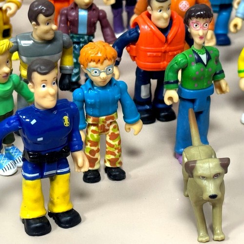 Random Lot 5PCS Fireman Sam Elvis Penny Norman Mike Firefighter PVC Figures Toys - Picture 4 of 6