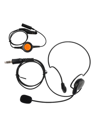 7.1-C7 Rear Mount Big Plug Tactical Headset For XPR6300 XPR6350 XPR6380 XPR6500 - Photo 15/18