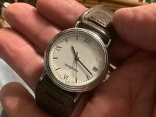 mondaine swiss unisex watch new batt date syngenta on dial glass scratches runs