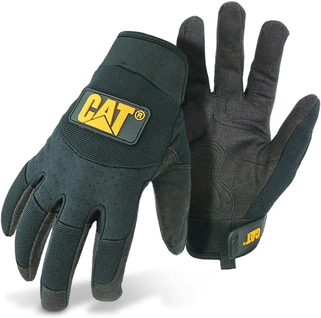 ® 012212J Spandex Back Utility Gloves – Black, Jumbo, Water-Resistant Clarino Pa
