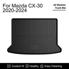 For Mazda CX-30 2020-2024 Car Rear Trunk Mat TPO Rubber Cargo Liner All Weather