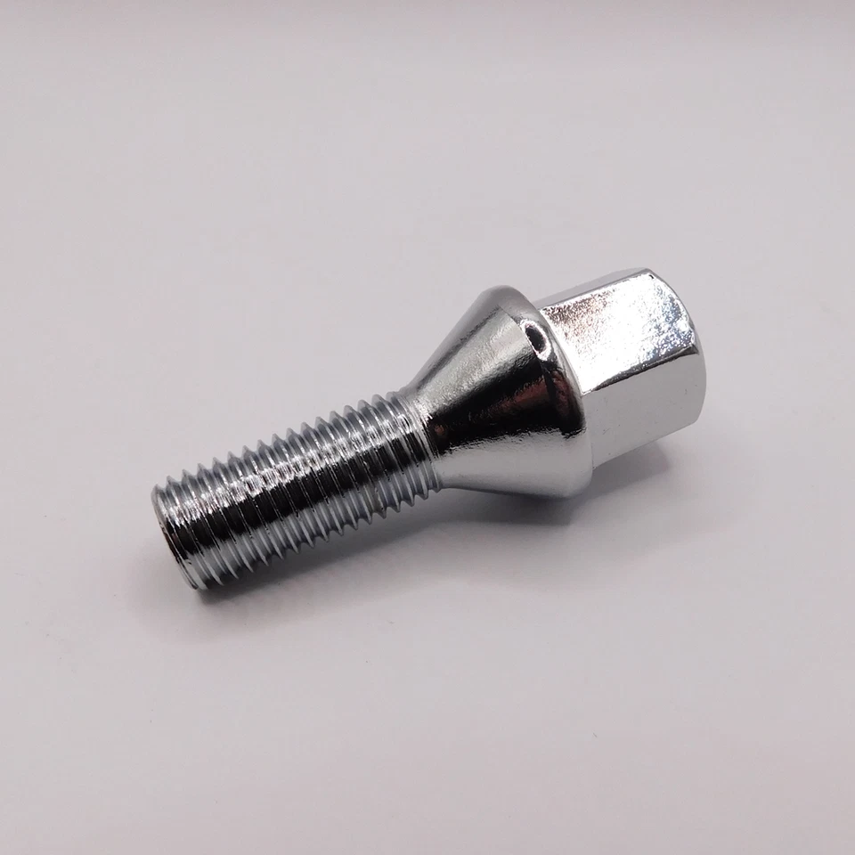 Pernos de rueda M12x1,5, 26 mm (plateado) x 20 para Saab 9-3, 9-5, 93, 95 Foto 2 de 4