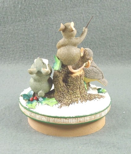 2001 Charming Tails Everybody Sing Candletpers Figura #2002 Fitz Floyd LEER - Imagen 4 de 7