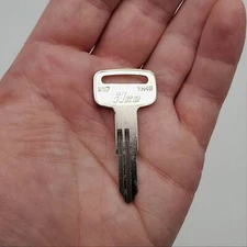 5x Ilco X117 Key Blanks For Yamaha, Kawasaki, Suzuki Cycles / ATVs Nickel Plated