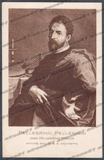 PILGRIM PILGRIMS 01 TIBALDI - SELF-PORTRAIT - PURIA VALSOLDA Postcard