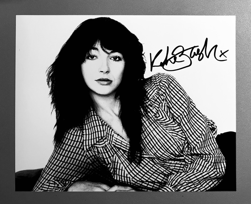 Kate Bush Signed•8 X 10•Autographed•*Stranger Things*•Singer Songwriter w/ COA