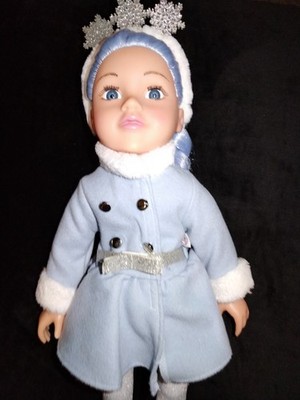 Chad Valley Designafriend Winter Wonderland Puppe Lara Eisläufer 18 Zoll
