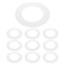 10Pcs 4.3" ID 6.7" OD Plastic Trim Ring Translucent Matte White Goof Rings
