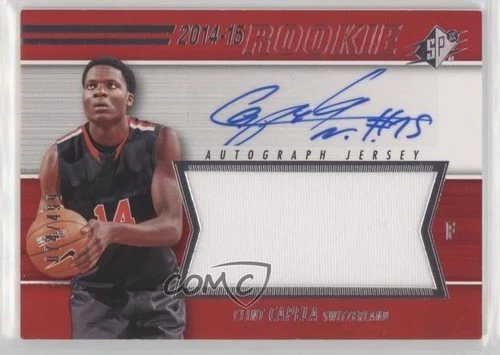 2014-15 SPx Rookie Auto Jersey 74/499 Clint Capela #76 Auto 9cf