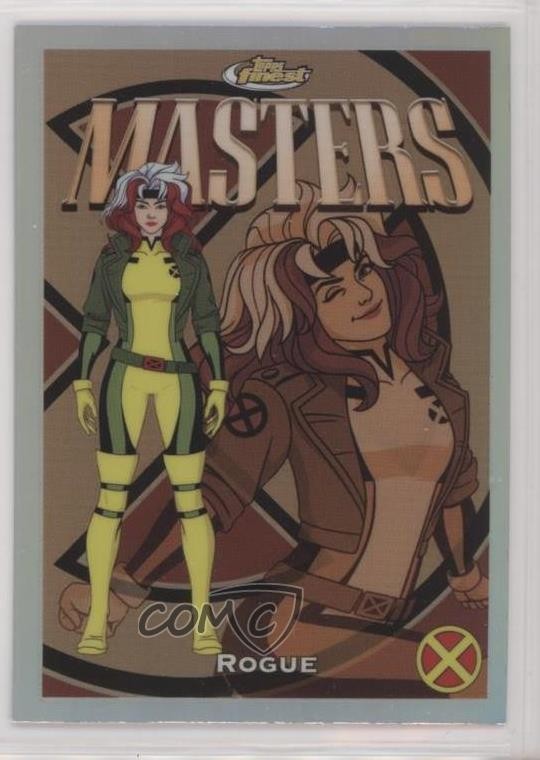 2025 Topps Finest X-Men '97 Common Bronze Refractor Rogue #39 jc3