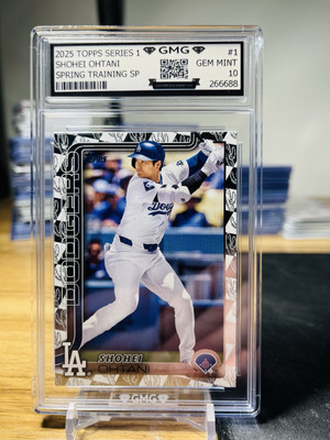 2025 Topps Series 1 Shohei Ohtani Spring Training SP GMG Graded 10