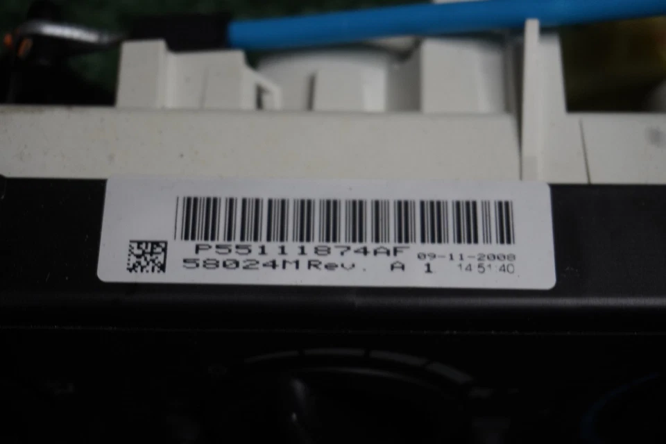 Dodge Caliber 2008 2009 tablero de temperatura panel de control de aire acondicionado OEM 55111874AF Foto 2 de 4