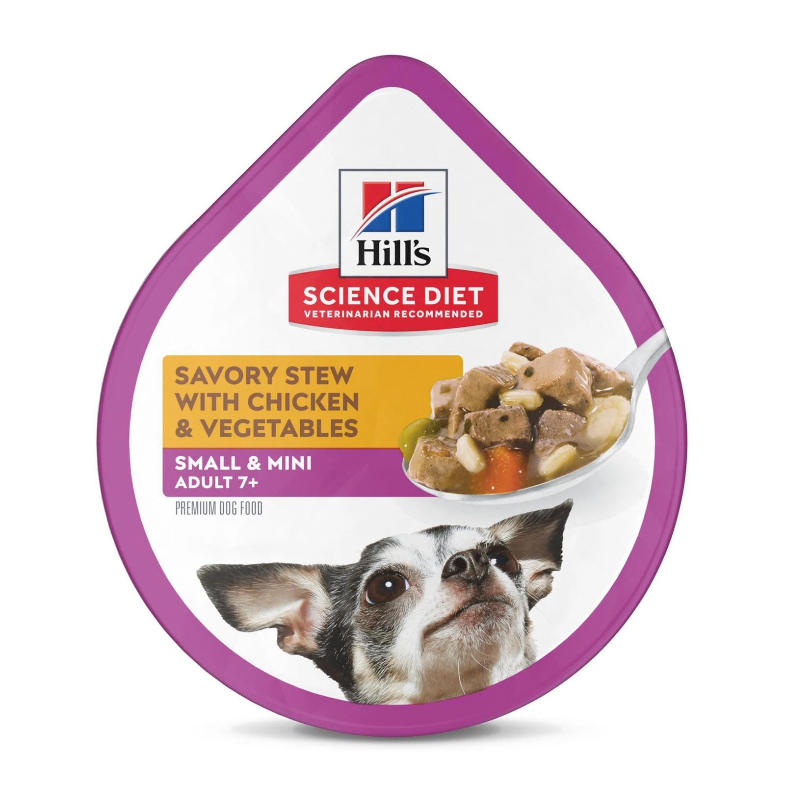 Hill's Science Diet Adult 7+ Small & Mini Wet 3.5 Ounce (Pack of 12), White