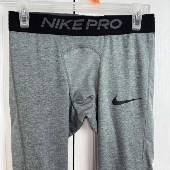 Calzas de entrenamiento Nike Pro para hombre gris atléticas para correr compresión Foto 2 de 4