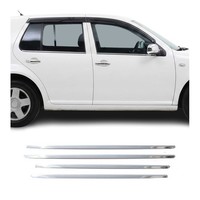 Fensterleisten Zierleisten FüR VW Golf Mk4 SchräGheck 1997-2006 Edelstahl Chrom