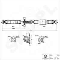 Antriebswelle Hinterachse FüR Mercedes-Benz Sprinter 35-T Kasten 906 VW