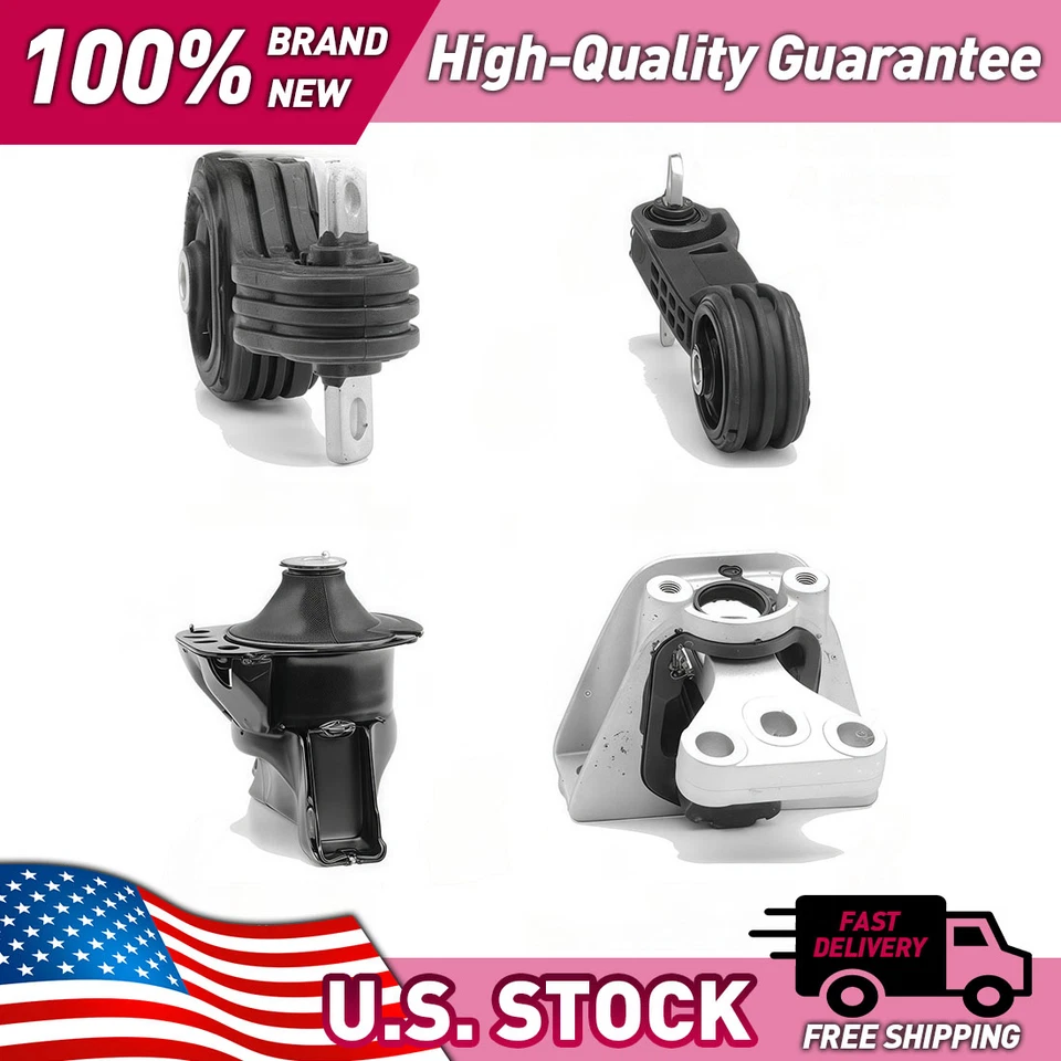 Engine Motor Mount Kit for Honda Civic 2006 2007 2008 2009 2010 2011 1.8L L4 - Image 2 of 4