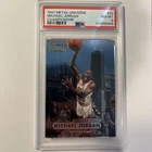 MICHAEL JORDAN #23 psa 8 1997-98 Metal universe championship Basketball Card NBA