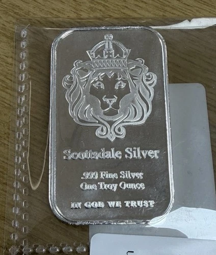 Scottsdale Mint 1oz Fine Silver Bar