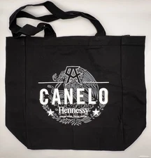 Hennessy Cognac x Canelo Alvarez Boxing Black Cotton Tote Bag - New