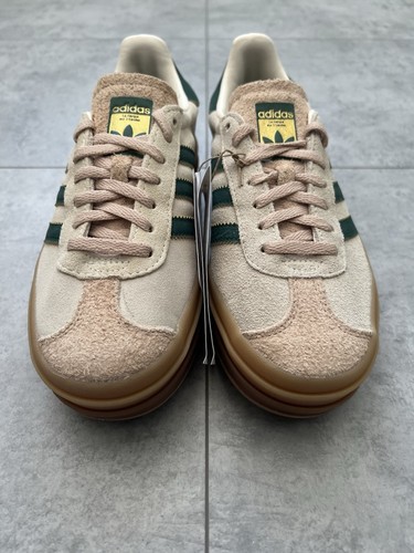 Adidas Gazelle Negrita “Beige Mágico Verde Colegial” Mujer Entrenadores -Talla UK 4.5 - Imagen 4 de 8