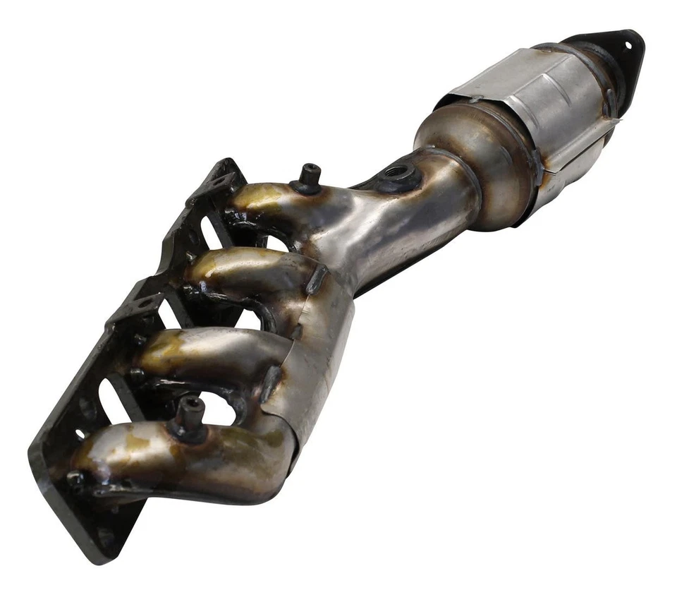 Left Catalytic Converter with Integrated Exhaust Manifold For 2016 Nissan NV2500 - Imagem 3 de 4