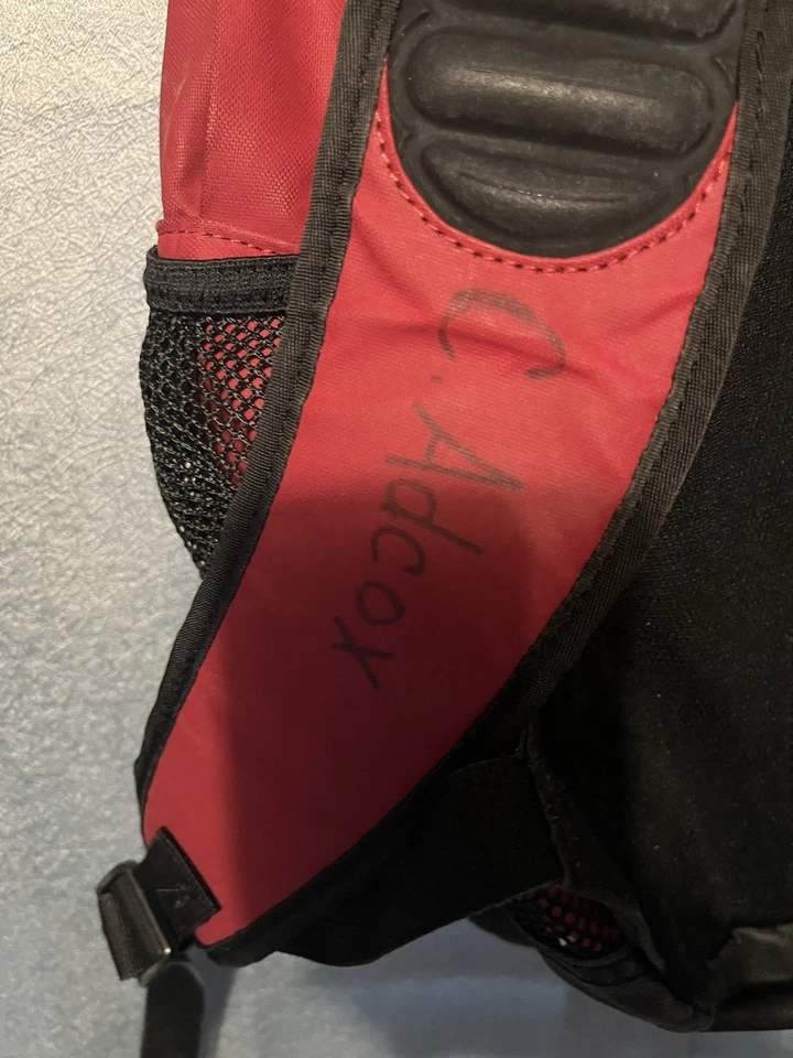 Mochila esportiva Nike Max Air Alabama maré carmesim (tem zíper quebrado) - Imagem 4 de 4