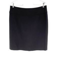 Talbots Pencil Skirt Womens Size 10 Black Classic Lined Career Professional
